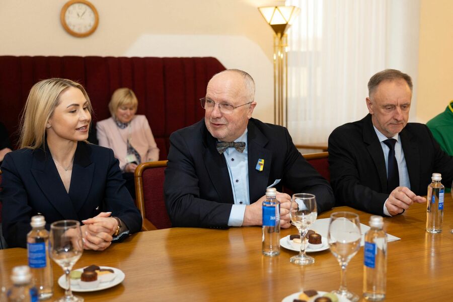 Seimo Pirmininkas priėmė ir pasveikino Lietuvos olimpiečius: jūs – mūsų valstybės stiprybės ir valios simbolis